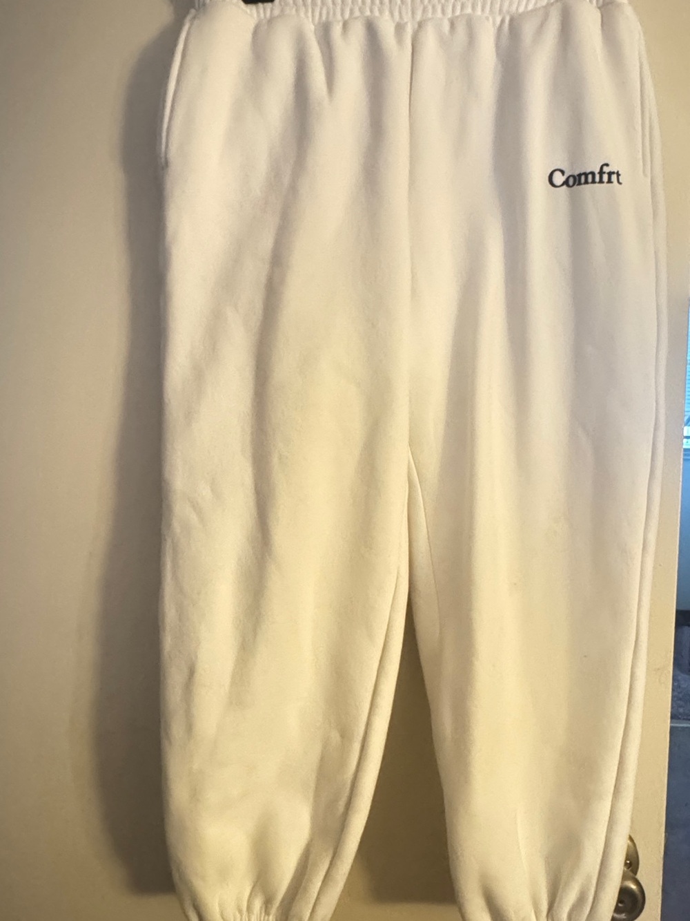 Comfort White Sweatpants